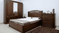 Кровать Plaza-2 — 120x190 см. из бука