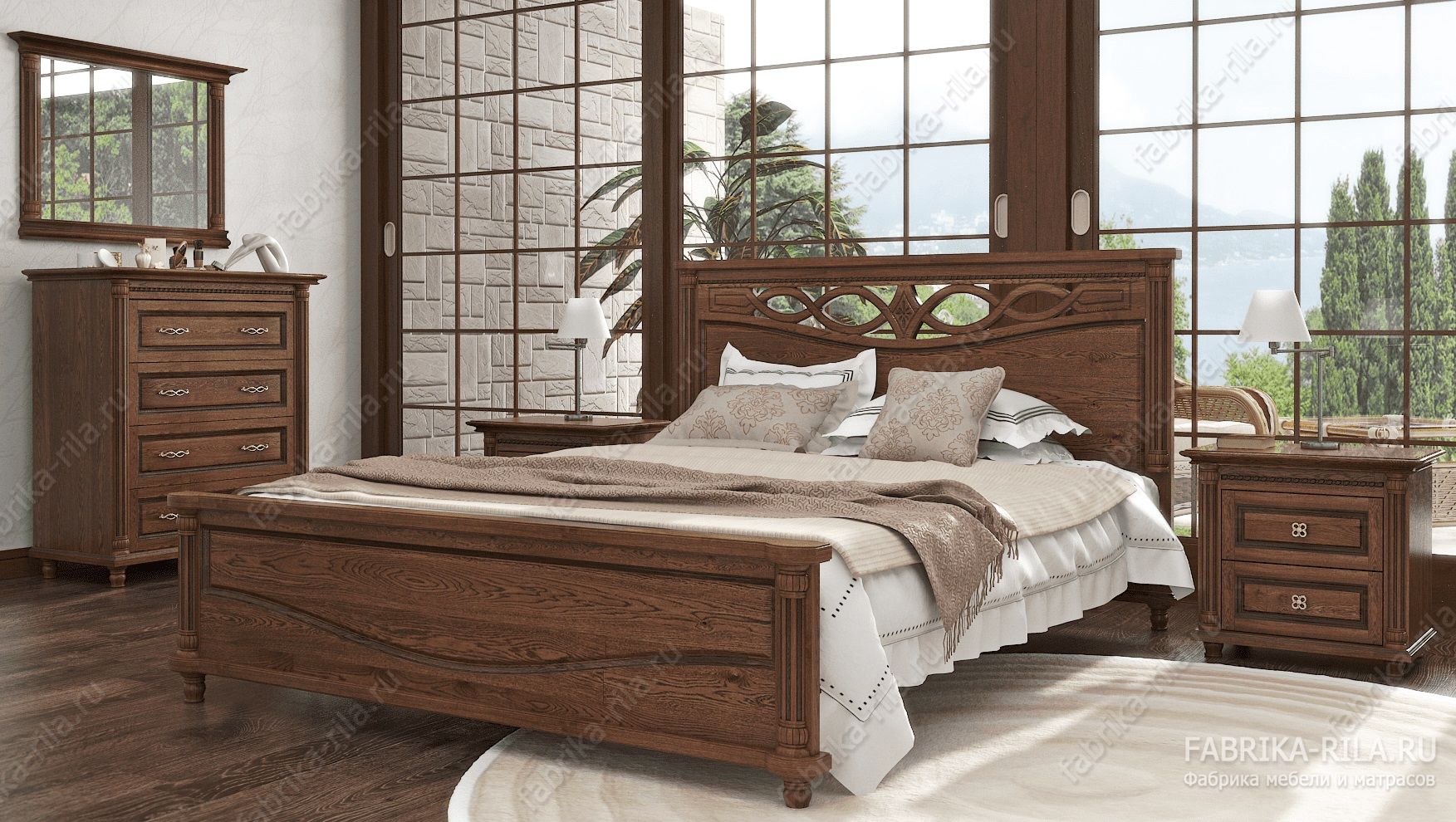 Кровать Malta — 120x190 см. из ясеня