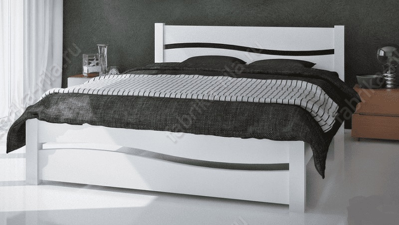 Кровать Волна — 90x190 см. из сосны