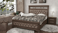 Кровать Lirona 3-MV — 200x190 см. из сосны