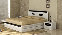 Кровать Arikama 3 — 90x190 см. из дуба