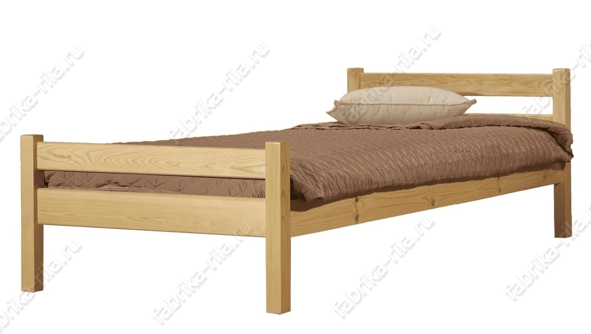 Кровать Ника — 90x190 см. из сосны