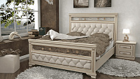 Кровать Lirona 3-MV — 120x190 см. из сосны