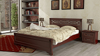 Кровать Lirоna 2 — 200x200 см. из сосны