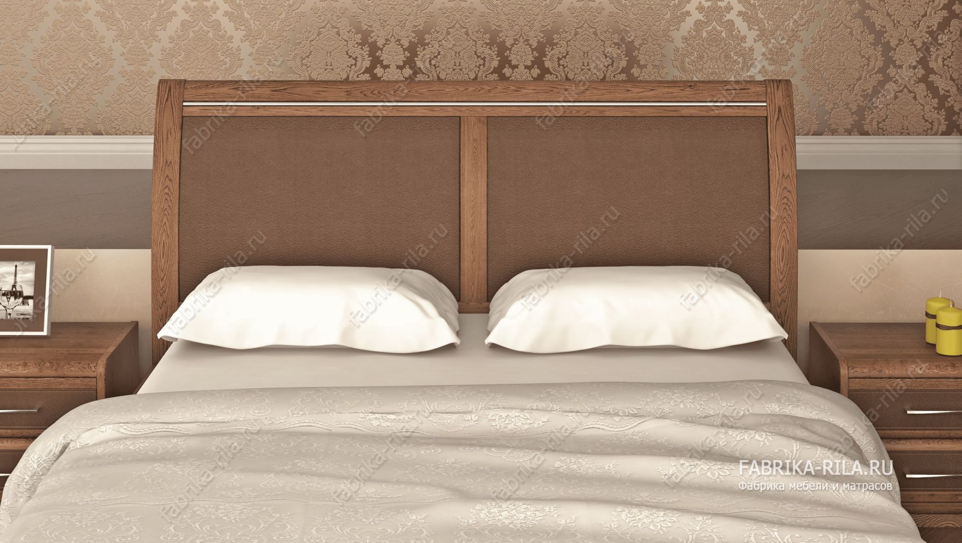 кровать Okaeri 6 см— 90x190 см. из ясеня
