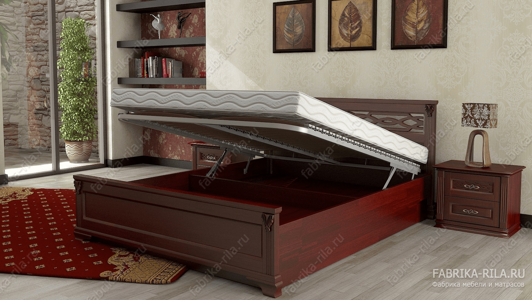 Кровать Lirоna 2 — 120x190 см. из сосны