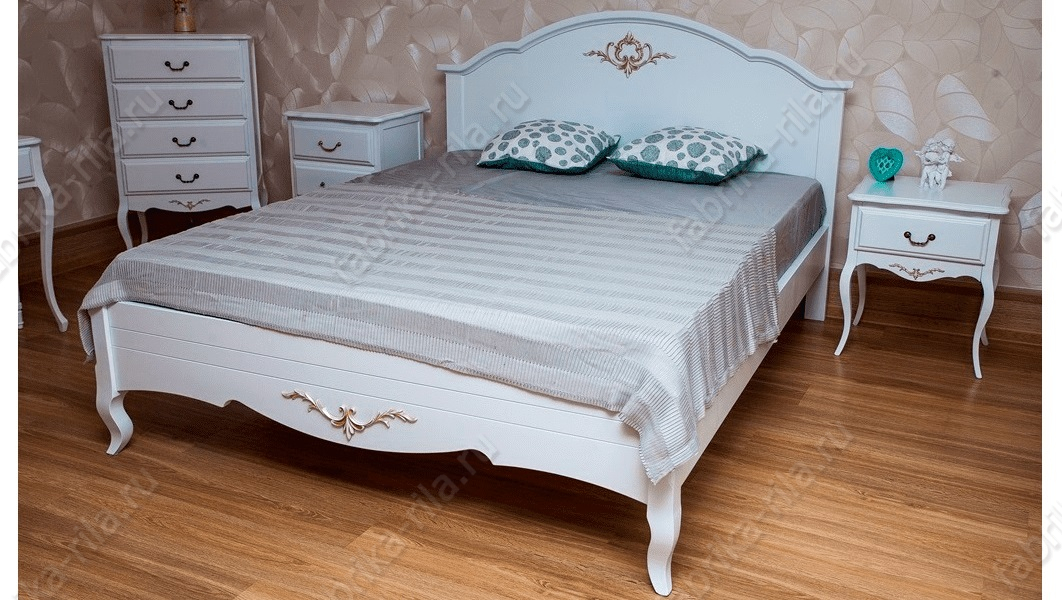 Кровать Palmira-1 — 90x190 см. из бука