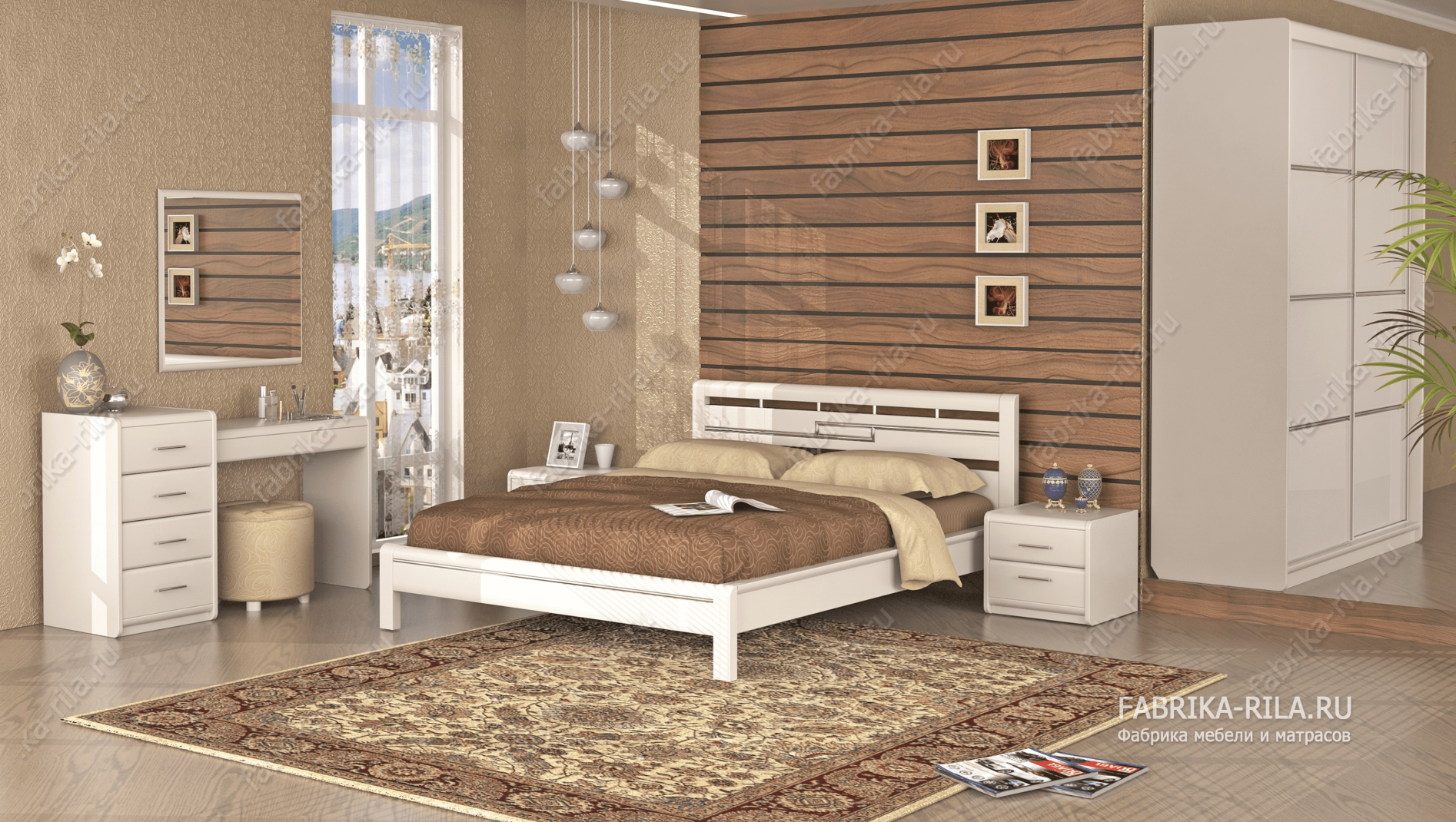 Кровать Okaeri 4 — 160x200 см. из сосны
