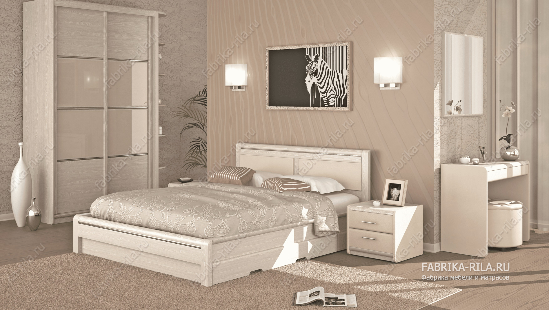 Кровать Okaeri 5 — 120x190 см. из сосны