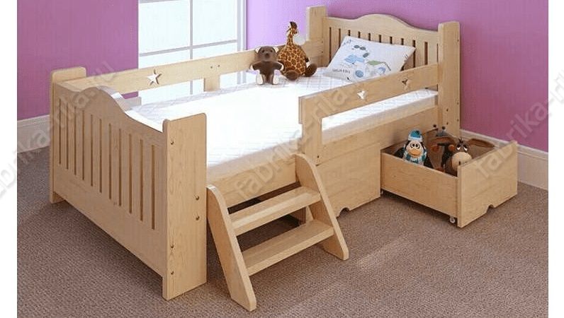 Кровать детская GLORIA — 80x190 см. из сосны
