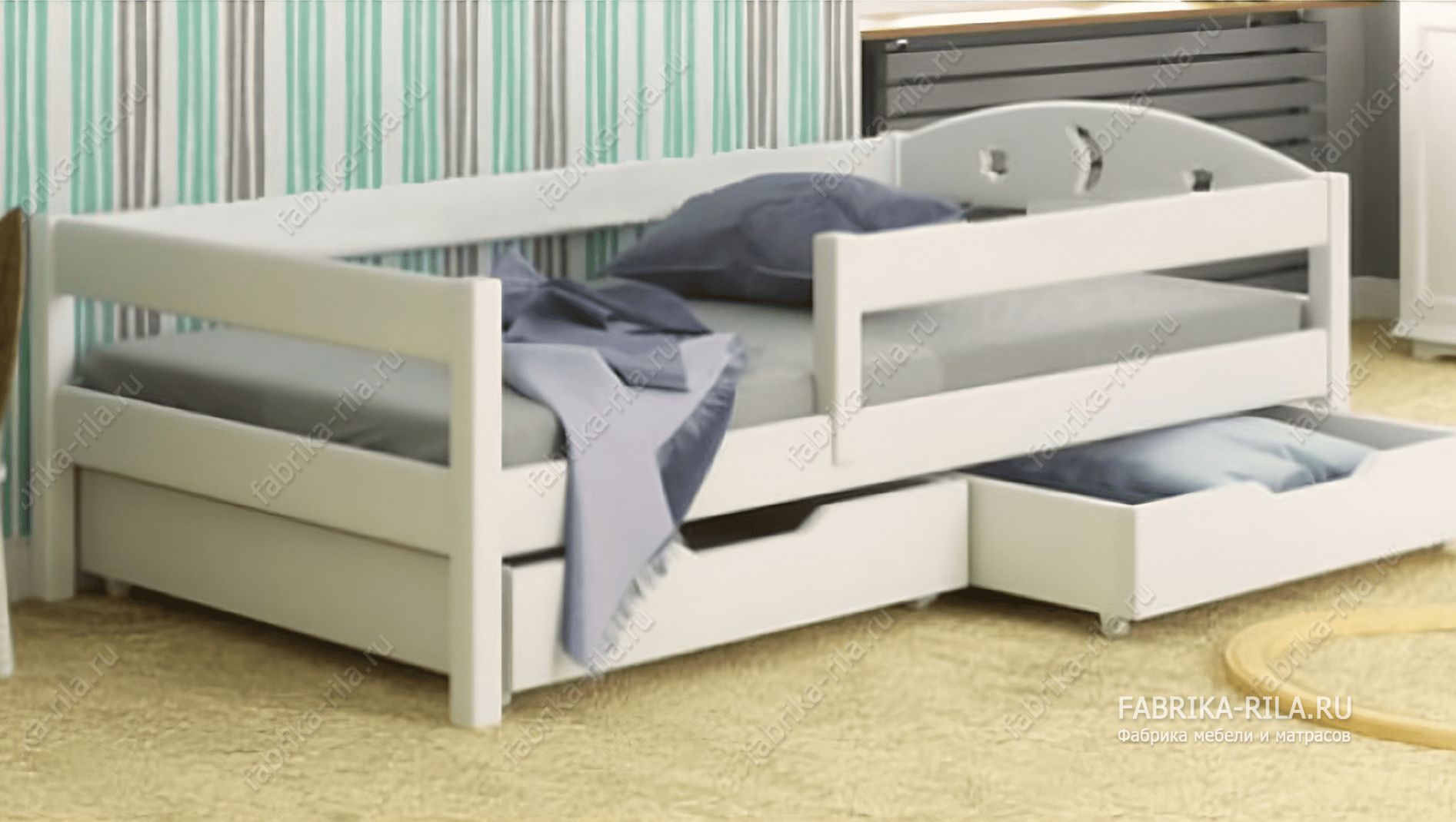 Кровать детская NEO — 80x190 см. из сосны