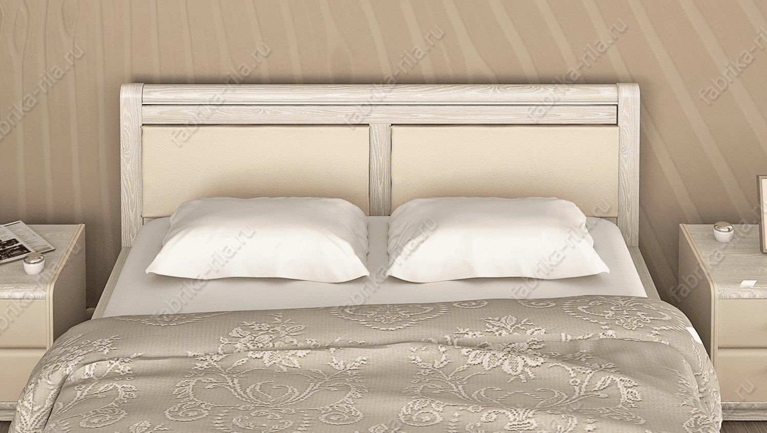 Кровать Okaeri 5 — 200x190 см. из сосны