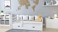 Детская кровать Kitty— 90x190 см. из сосны