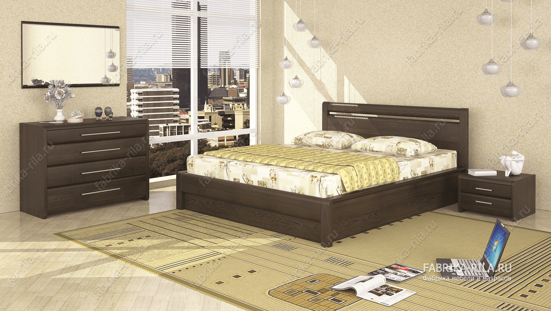 Кровать Okaeri 1 — 90x190 см. из сосны