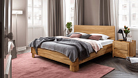 Кровать Вирджиния из массива — 90x190 см. из бука