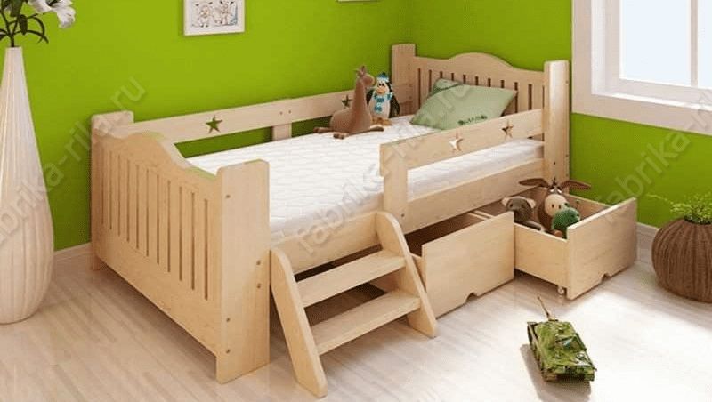 Кровать детская GLORIA — 80x200 см. из сосны