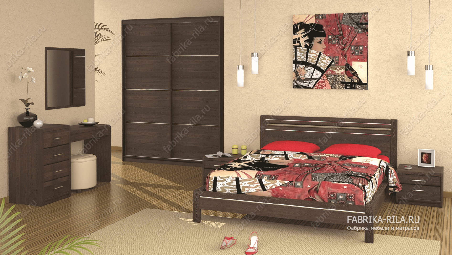 Кровать Okaeri 1 — 90x190 см. из сосны