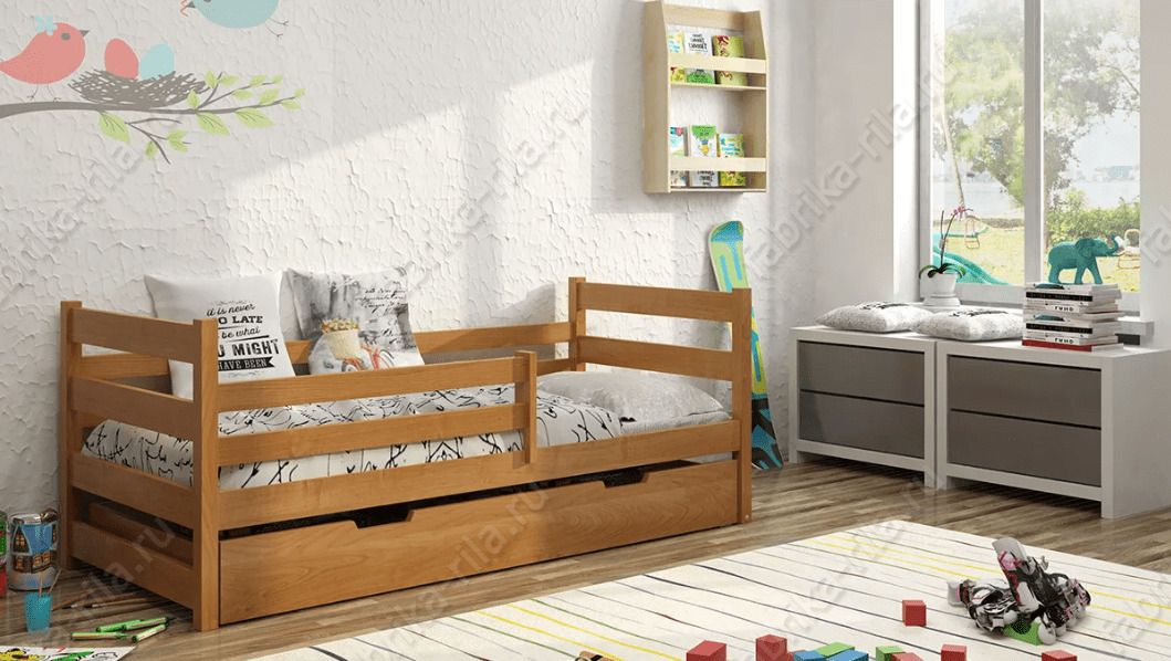 Кровать детская NIKA — 80x200 см. из сосны